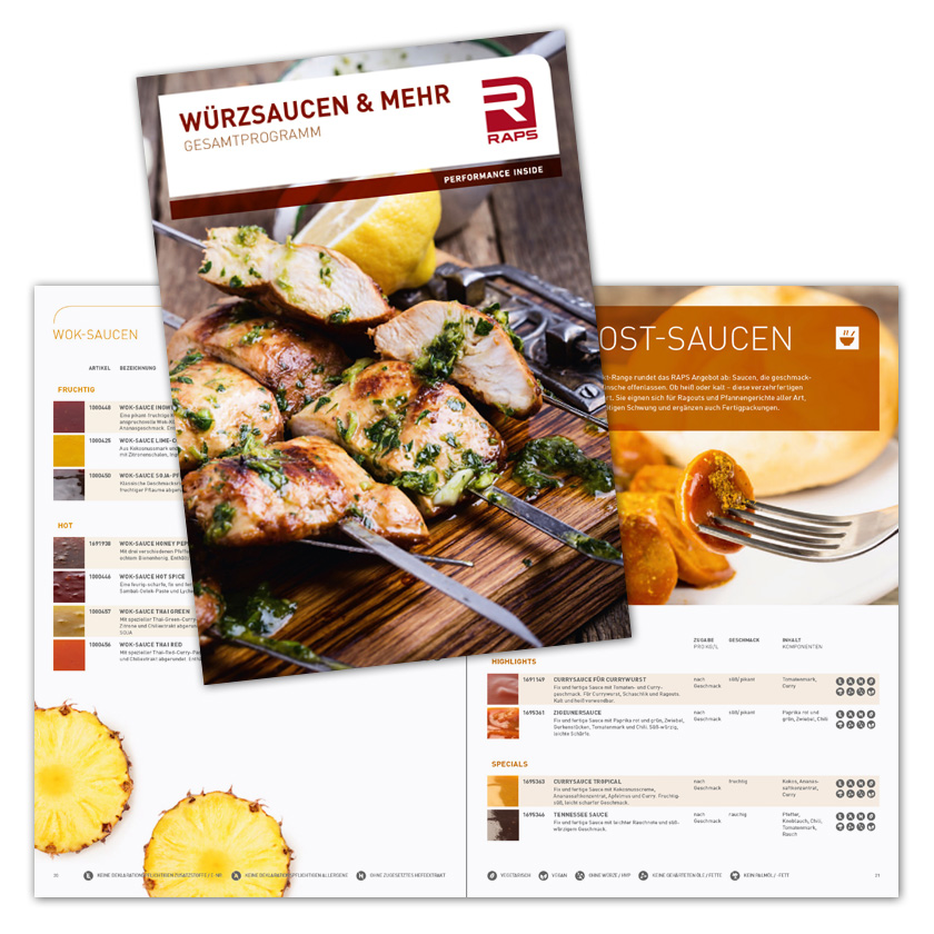 Raps Würzsaucen 2017